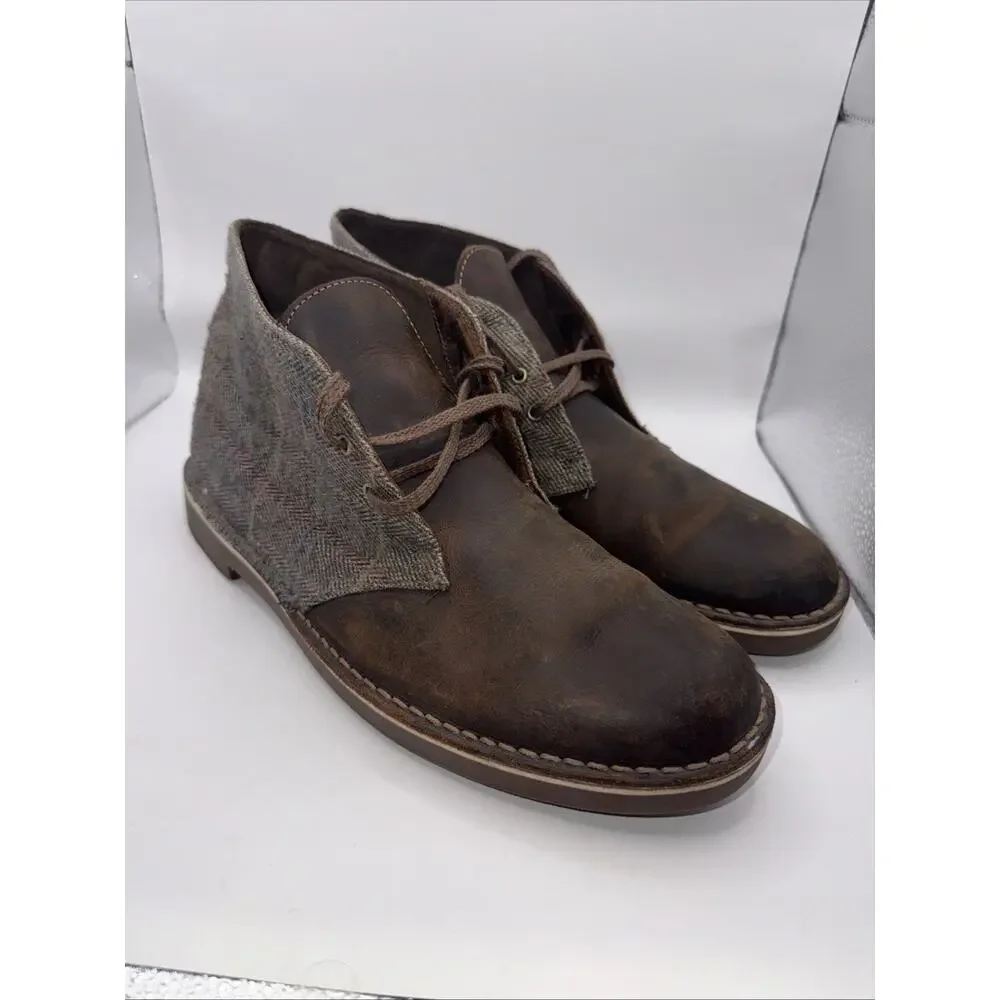 Size 9 - Men’s Clarks Collection Bootie Shoes Brown